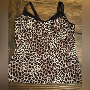 Ruby Ribbon Leopard Heritage Cami sz 40